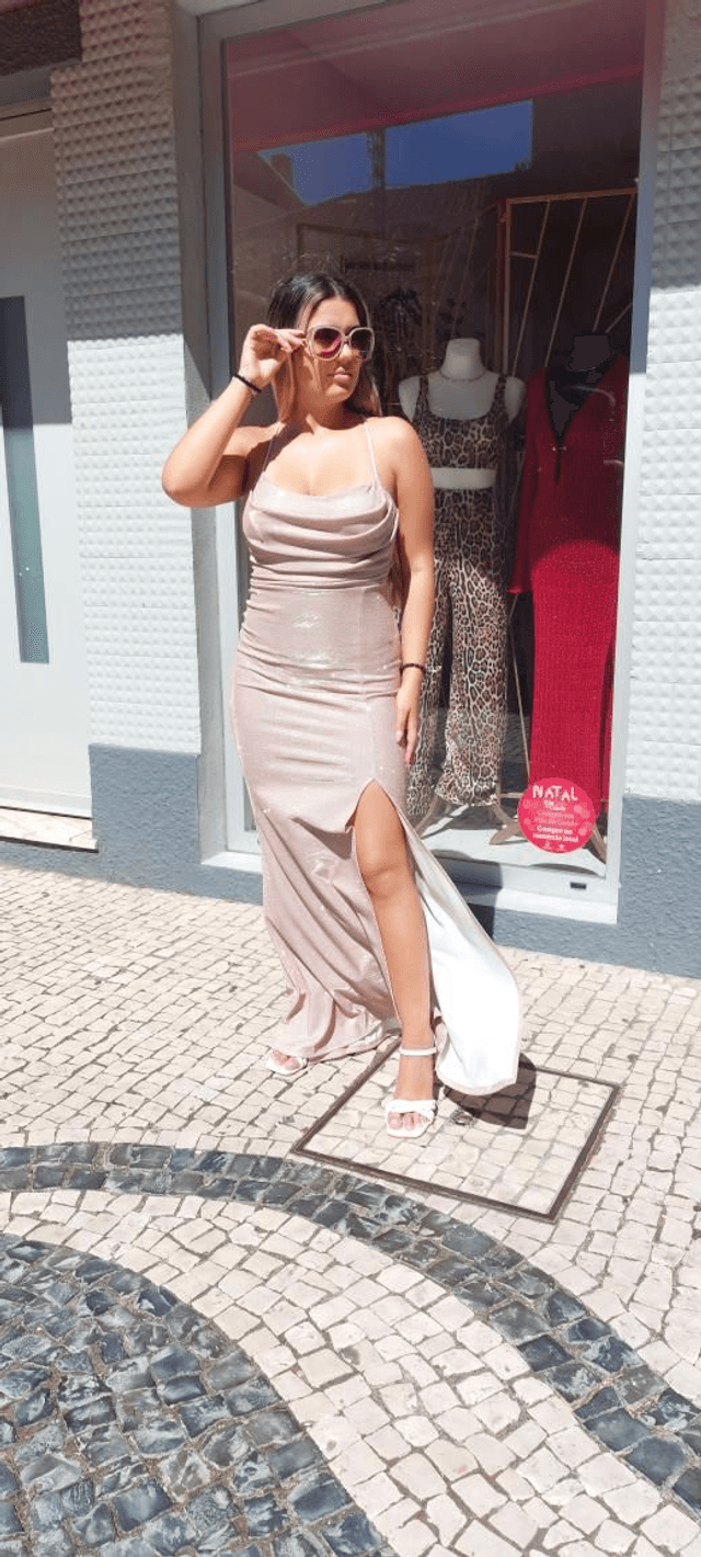 Vestido glitter Bianca