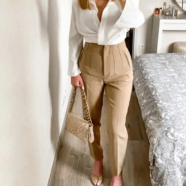 Calça  Sara cinta subida