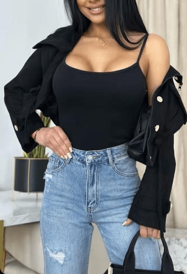 Body modelador alças 
